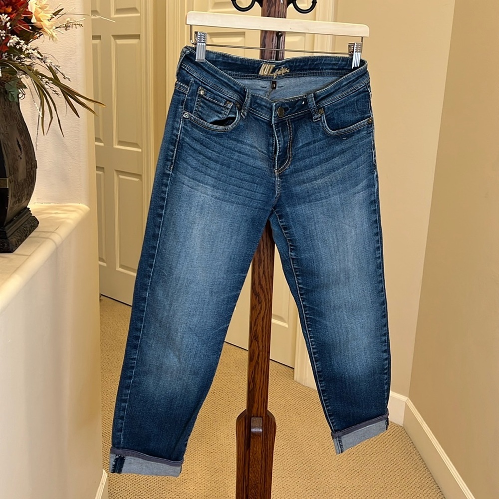 Kut from the cloth midrise cuffed jeans size 6